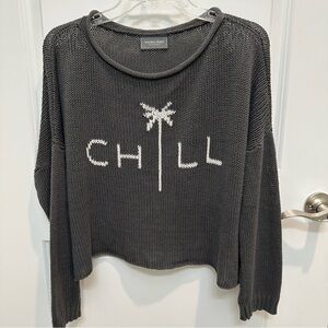 Wooden Ships Dark Gray 'Chill' Sweater